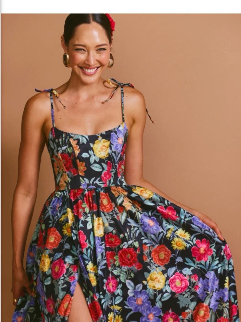 Show Me Your Mumu Juliet Maxi Floral Dress Corset XL
